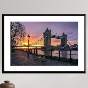 Tower Bridge - Sunrise - London - Britain - United Kingdom - Print- Poster - Wall Art - Photography