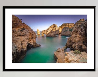 Algarve Coast - Beach - Arch - Ponta da Piedade - Ocean - Nature - Lagos - Portugal - Wall Art - Home Decor - Print