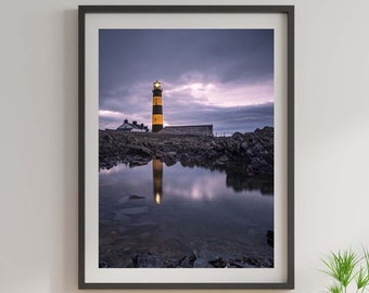 St John's Point - Sunrise - Co. Down - Lighthouse - North Coast - Ocean Photography - Northern Ireland - Print - Poster - Wall Art