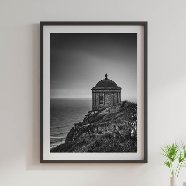 Mussenden Temple Print - Benone Beach - Sunrise - Causeway Coast - Northern Ireland - Poster - Wall Art