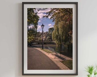 Burton on the Water - Cotswolds - England - United Kingdom - Print- Poster - Wall Art - Canvas