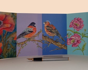 Set gemischter Blanko-Notizkarten mit Umschlägen aus meinem original Aquarell-Kunstwerk