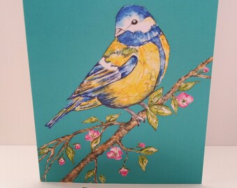 Thank You  notecard, printed from my original watercolour art.