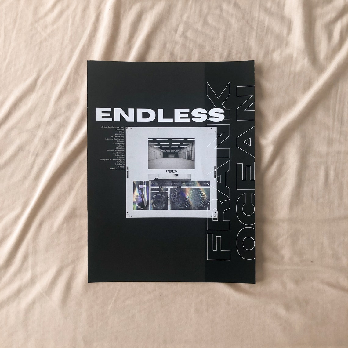 Frank Ocean Endless Album Poster | Etsy