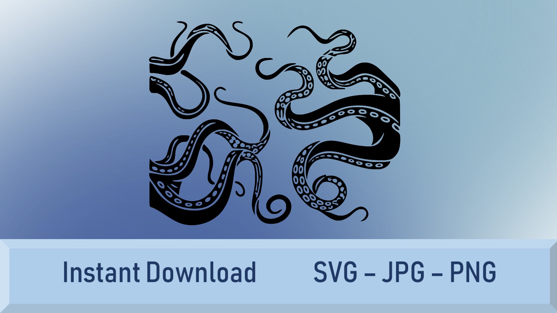 Kraken Tentacles SVG PNG JPG Cut Files, Kraken Svg, Tentacles, Svg fo…