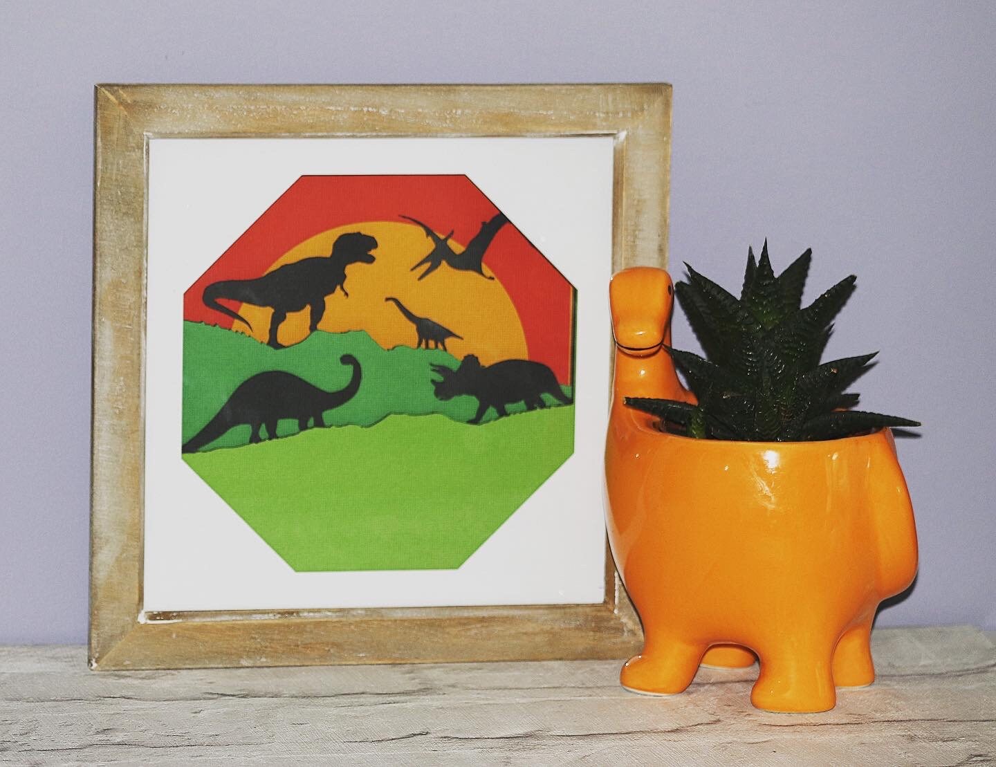 Dinosaur Shadow Box, PDF, JPEG Files to Create Your Own 3D Art. Etsy