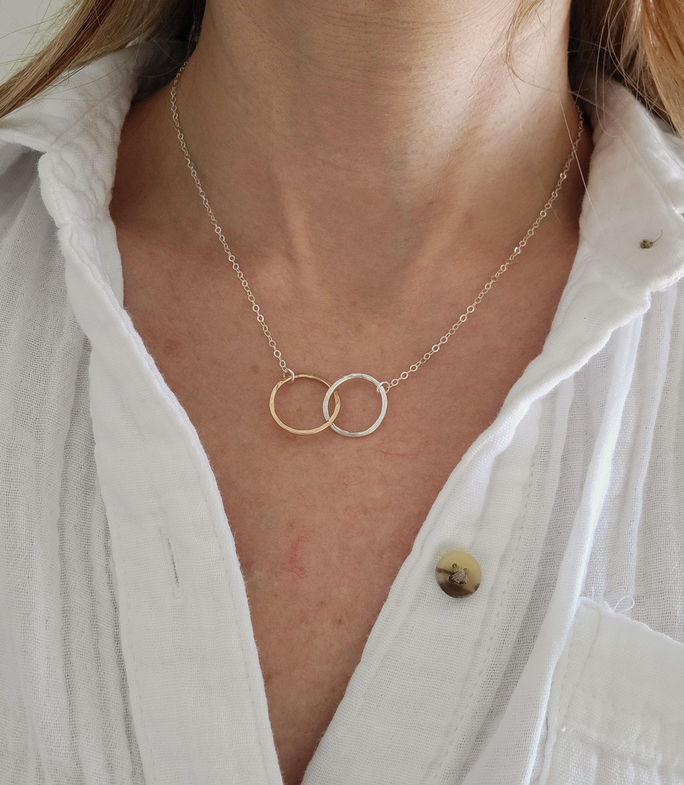 Infinity Necklace – Better Together Interlocking Rings Jewelry ...