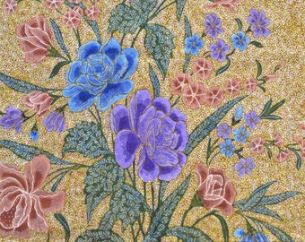 1940&#39;s Phoa Tjian Nio Vintage Batik Tulis Antique Indonesian Peranakan Java Bali Dutch Tapestry Collector&#39;s item Old Batik Sarong Textile