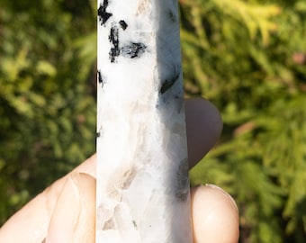 Beautiful Small Rainbow Moonstone Crystal Tower, Rainbow Moonstone Crystal Point, Crystal Point, Home Decor, Rainbow Moonstone Stone