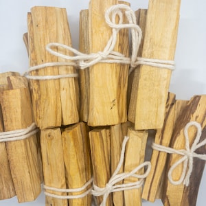 Five (5) Palo Santo Sticks, Palo Santo Bundle, Holy Wood, Smudging, Cleansing, Meditation, Bulk Palo Santo, Crystal Cleansing