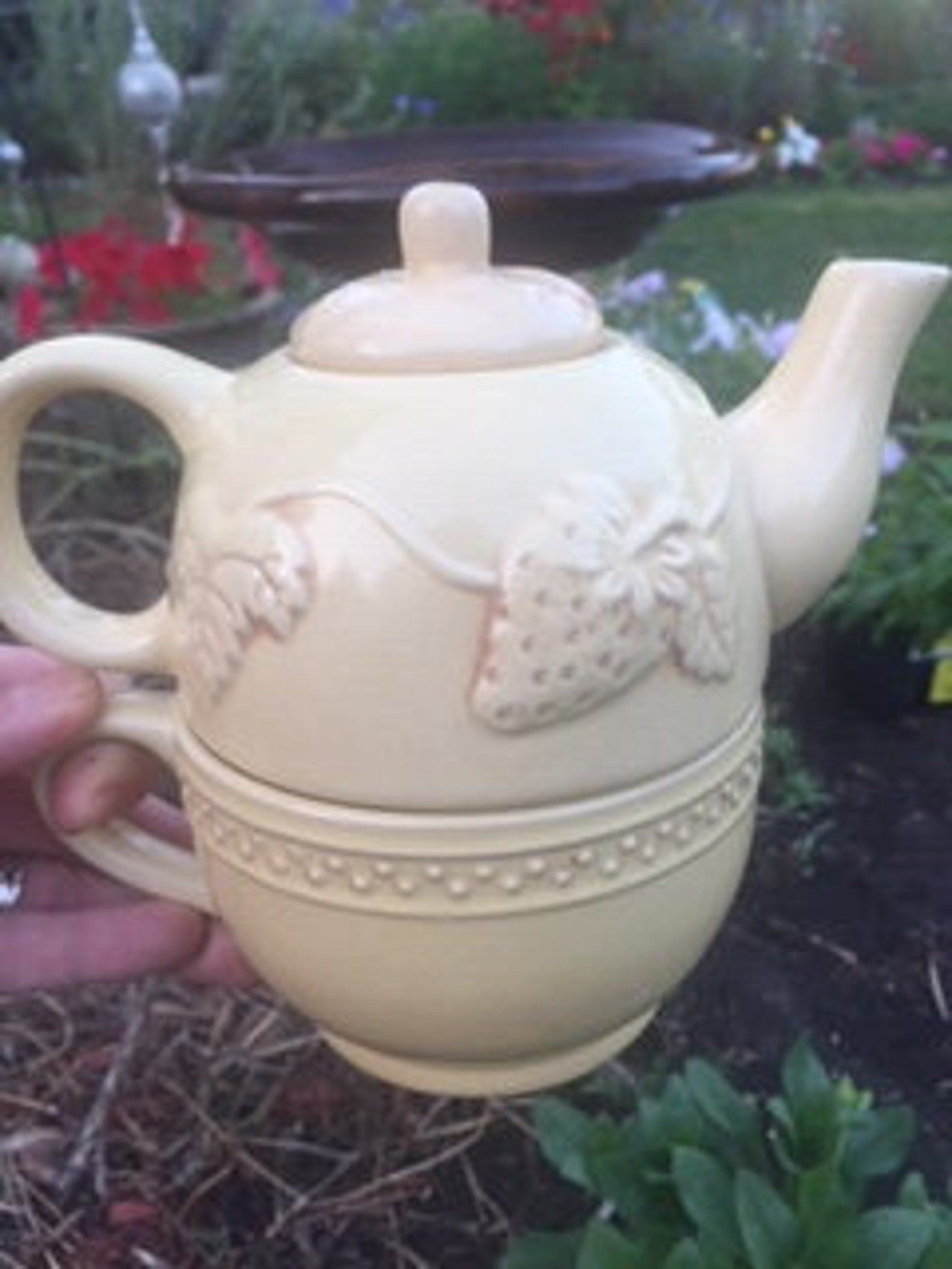 Stacking Teapot Cup Set Etsy