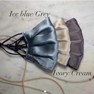 100% Mulberry Silk Face Mask - Silk Face Mask - Adjustable - Super Soft - Double Layered - Washable -Reuseable Mask