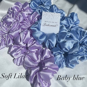 100% Mulberry Silk Hair Scrunchie,Silk Hair Tie, Silk Gift image 10