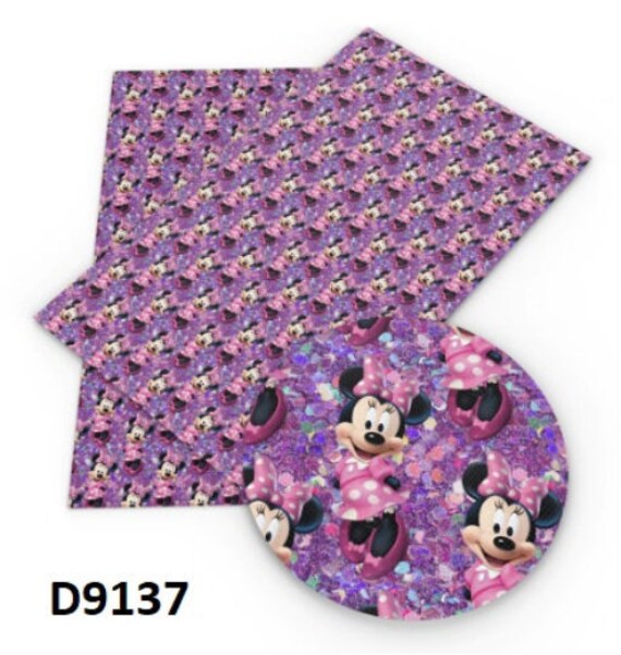 Elsa Frozen II Themed Printed Faux Leather Vinyl Sheet R600-C