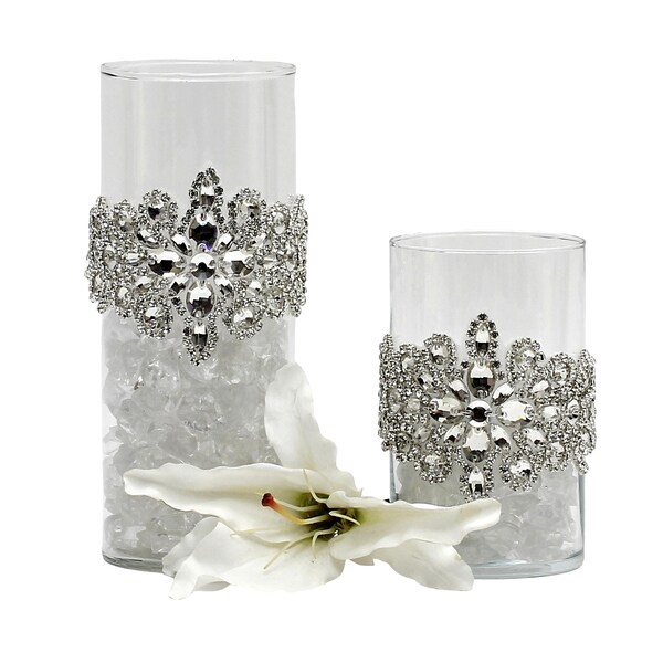 Rhinestone Vases Etsy