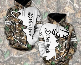 his doe her buck camo hoodies