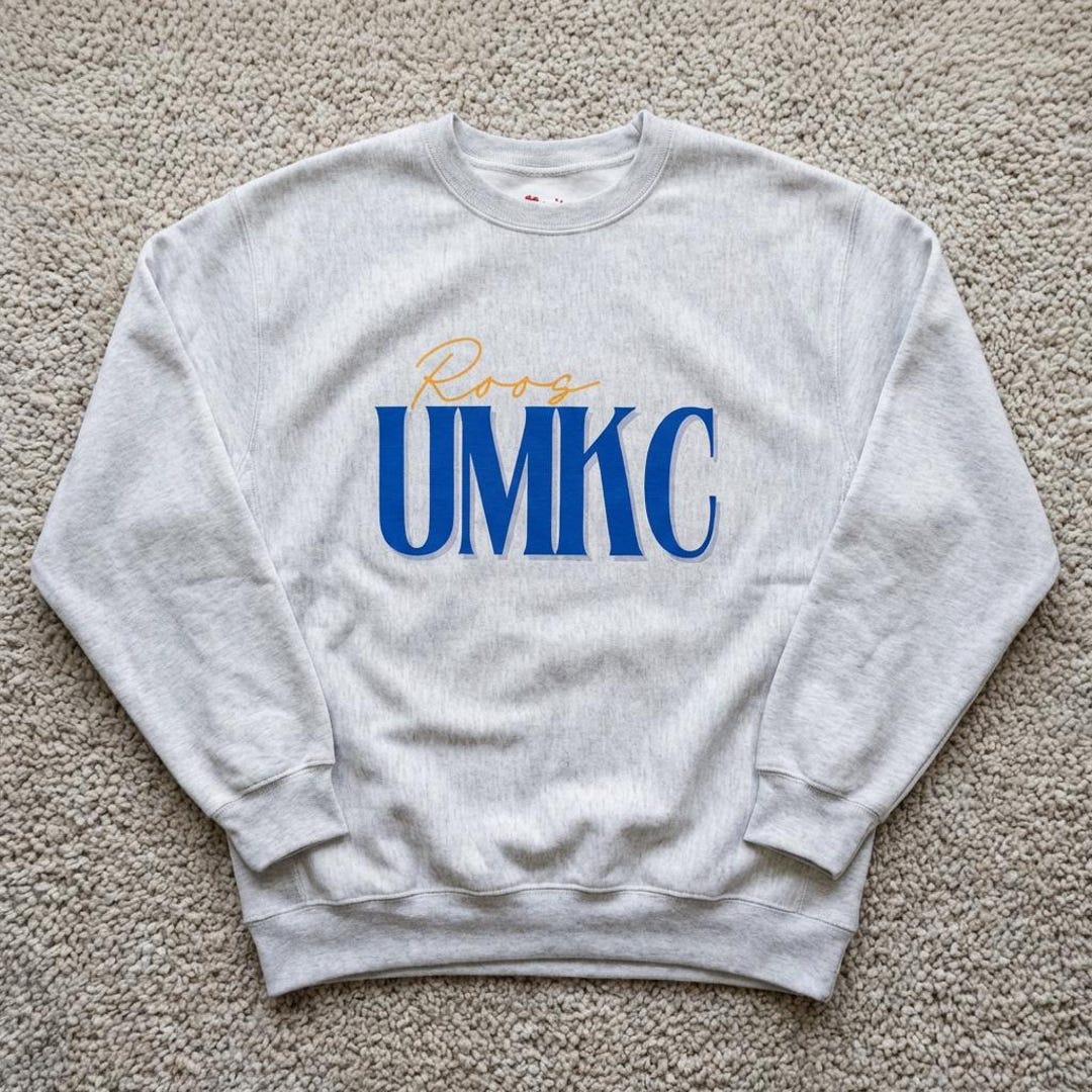 Umkc Roo Wave UMKC Roo Sweatshirt | University of Missouri Kansas City Crewneck | KC ...