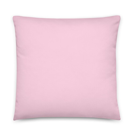 Bubblegum Pink Pillow Pink Throw Pillow Pink Accent Pillow Etsy