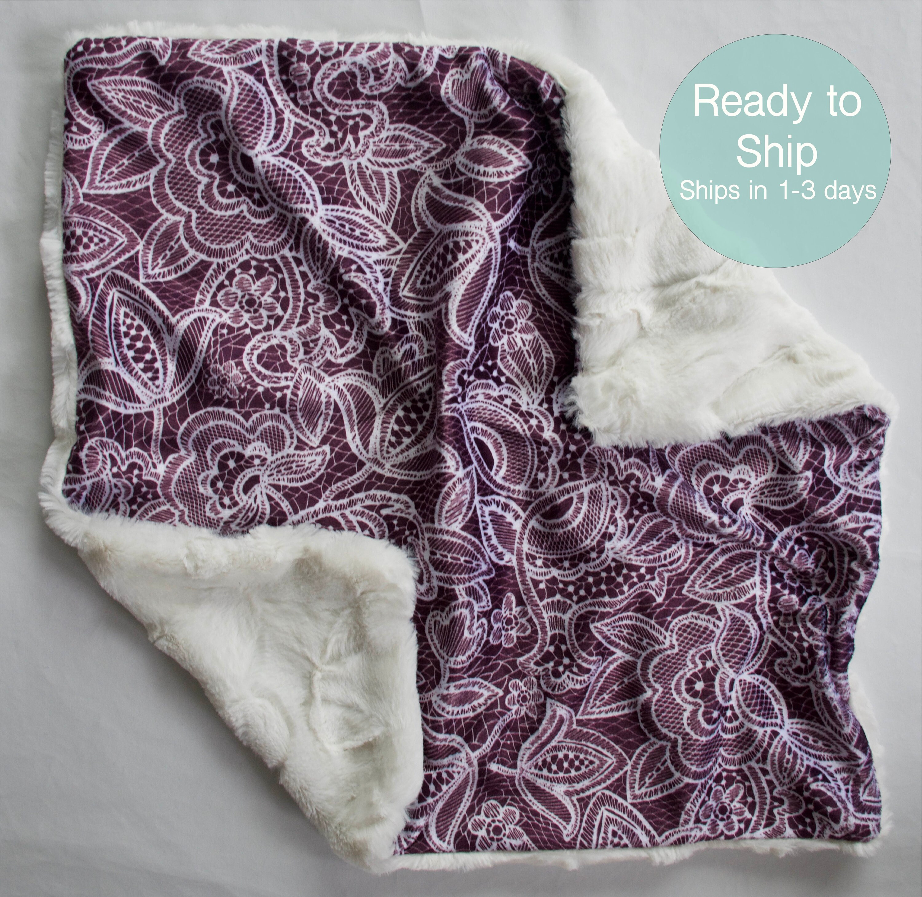 Purple Minky Lovey Minky Lovey Purple Baby Bedding Etsy Singapore