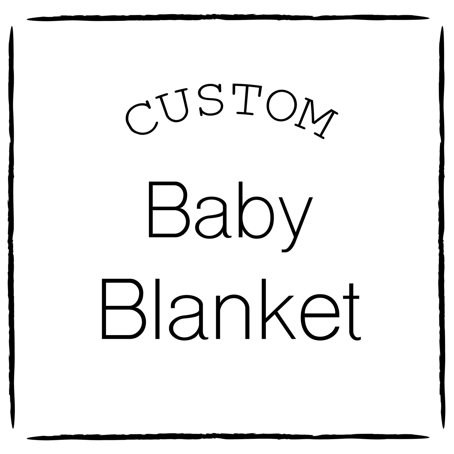 Custom baby blanket Etsy