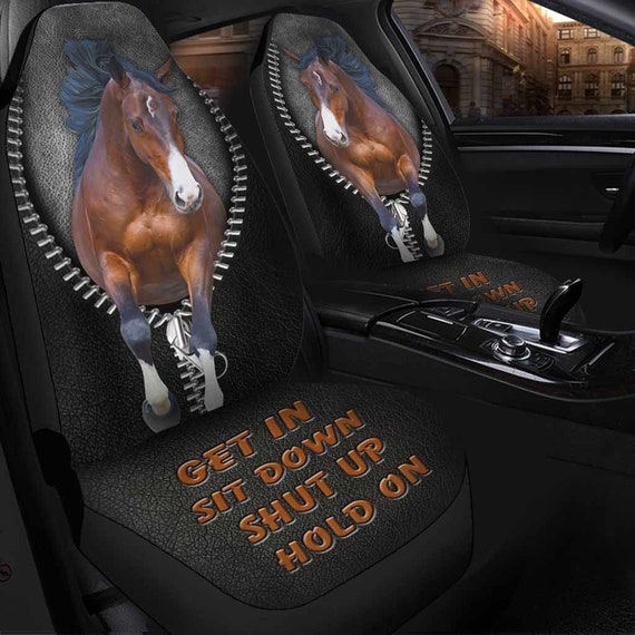 Love Horse Car Seat Covers Horse Personalized Seat Covers Etsy