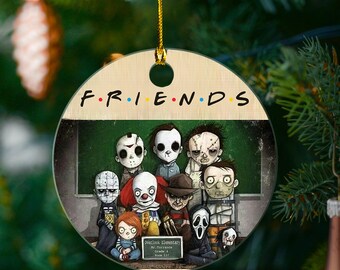 Halloween Ornament, Friend Halloween Ornaments, Halloween Decorations, Halloween Decor, Halloween Gifts, Unique Christmas Gifts