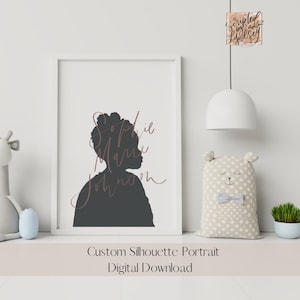 Custom Silhouette Portraits/ Silhouette Portraits