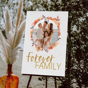 Forever Family Adoption Welcome Sign, Adoption Party Sign, Editable Canva Template, Adoption, Forever Family, Adoption Party Decor