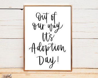 Adoption Day Announcement Print (Digital Download)
