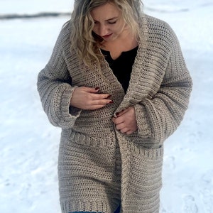 All My Phases Cardigan Crochet Pattern
