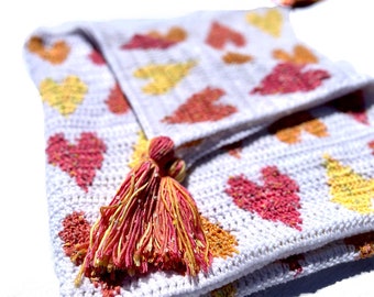 Crochet Baby Blanket Pattern, Heartsy Design (PDF Pattern)