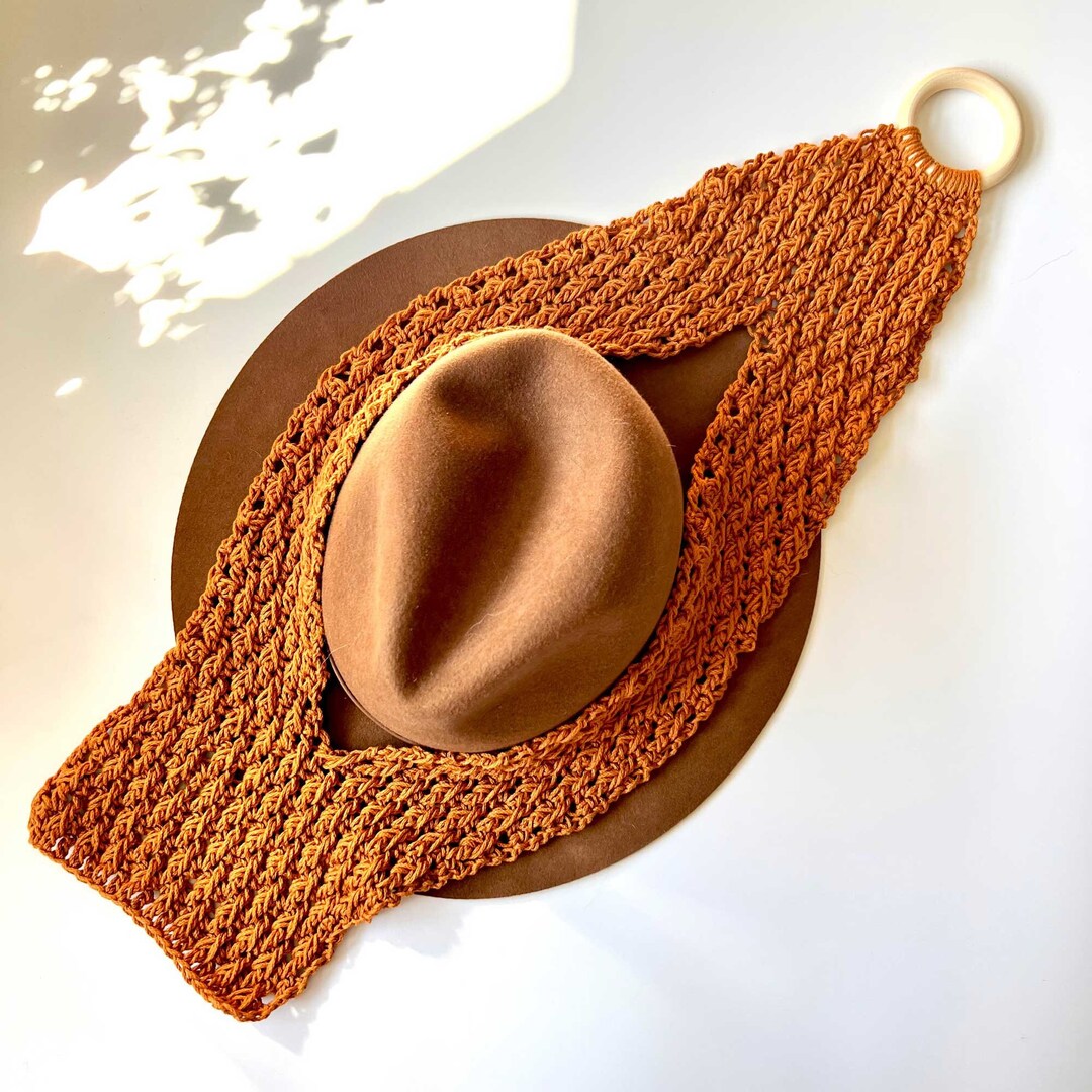 Hat Hanger Crochet Pattern Boho Crochet Hat Holder Crochet Etsy