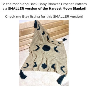 To the Moon and Back Baby Blanket Crochet Pattern