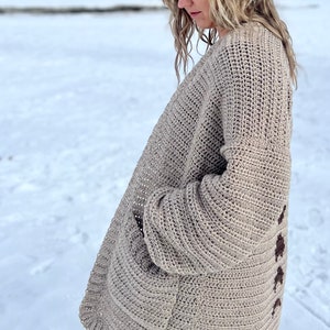 All My Phases Cardigan Crochet Pattern