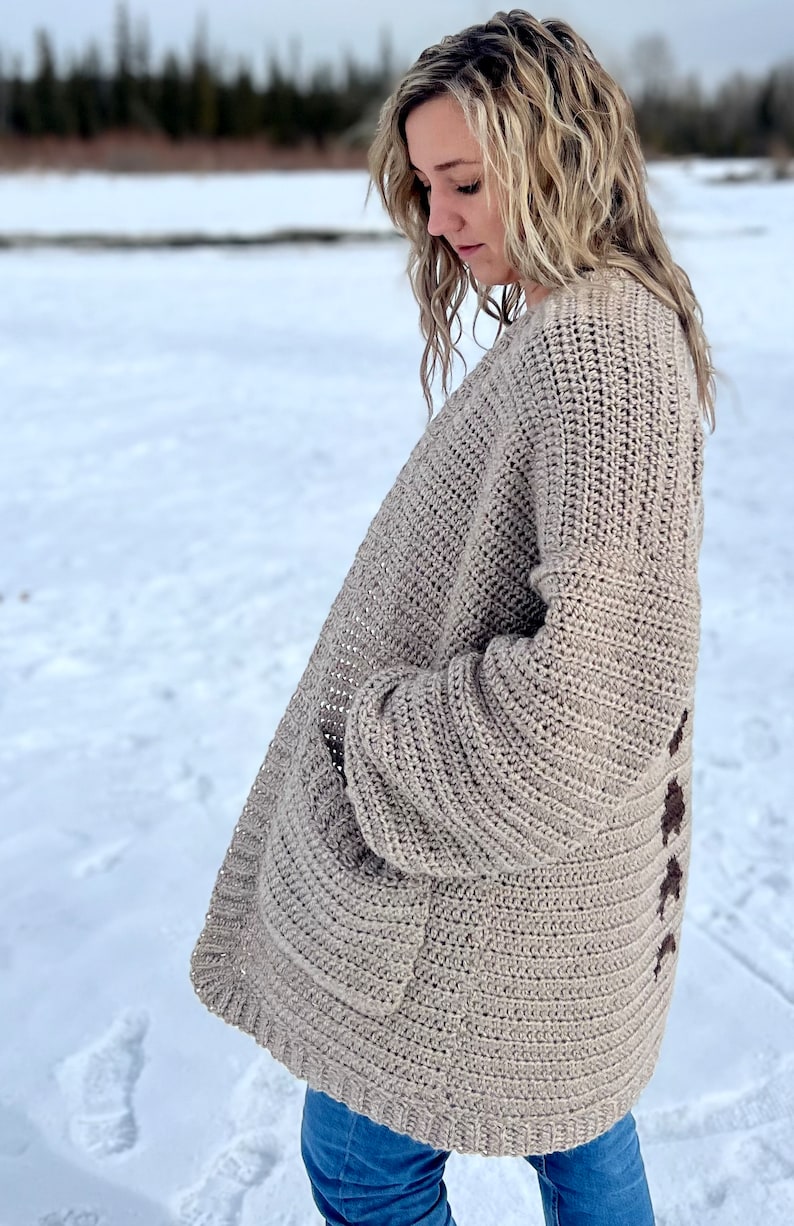 All My Phases Cardigan Crochet Pattern