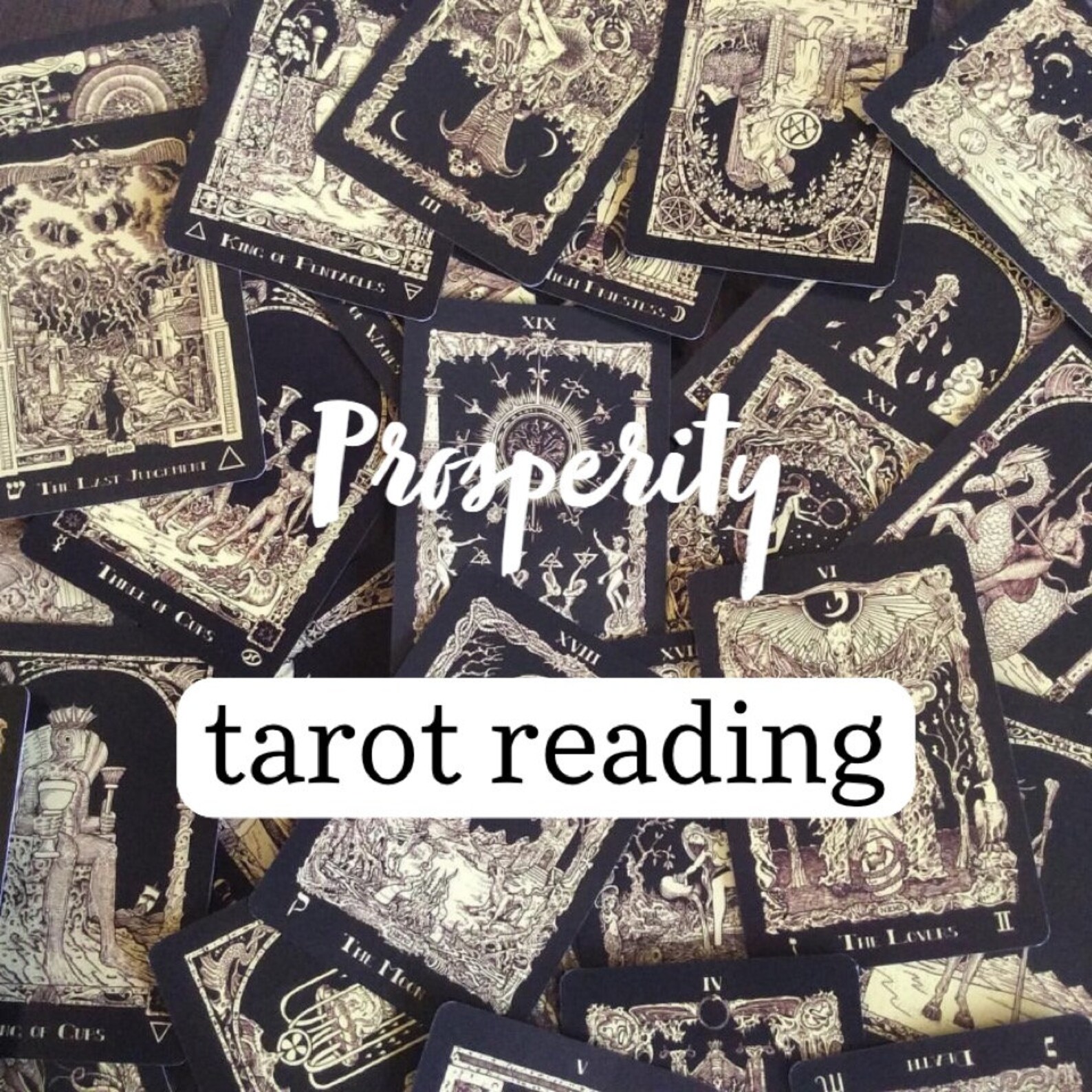 Prosperity Tarot Card Reading Divination Etsy
