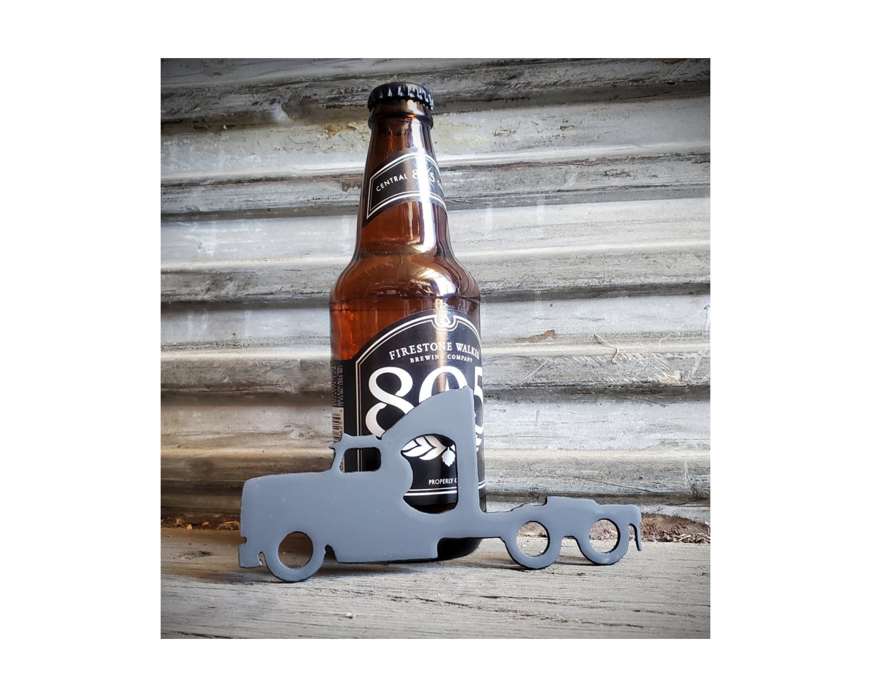 Semi truck bottle opener big rig bottle opener Peterbilt Etsy