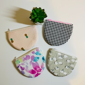 Small Half circle | Half Moon accessory pouches
