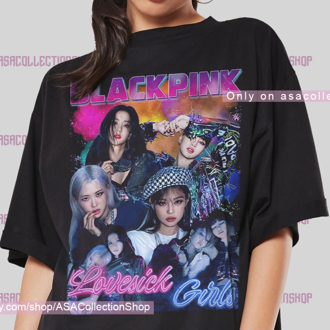 BLACKPINK Vintage Shirt kpop blackpink Kpop Merch Kpop Etsy