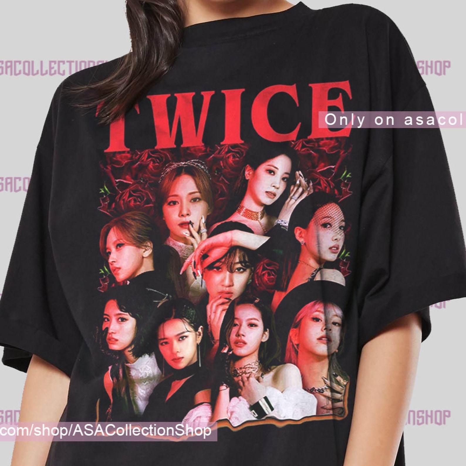 Twice Shirt Kpop Girl Group Classic Unisex Tshirt Etsy