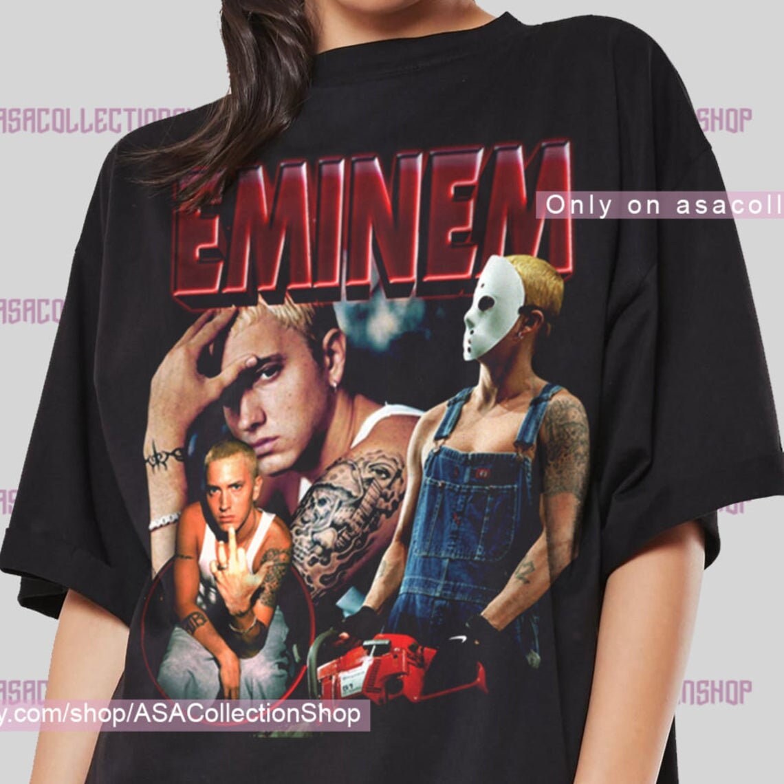 Eminem Shirt Eminem Retro Vintage Black Tshirt Gift for fan Etsy