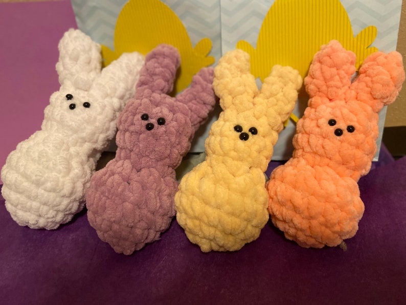 Crochet Easter Peeps set of 2 or 4!