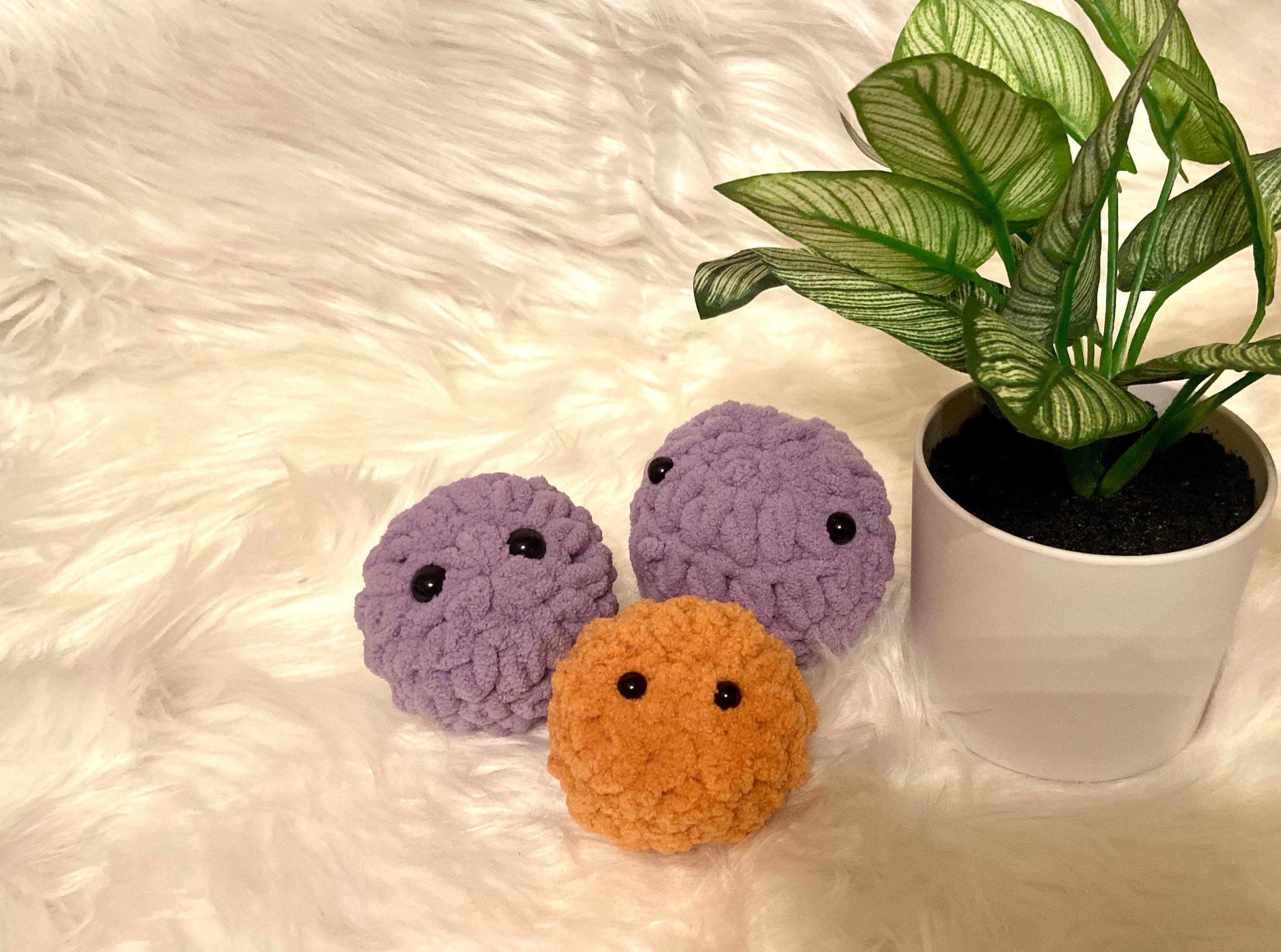 Stress ball Desk Buddies soft crochet desk buddy gifts under Etsy