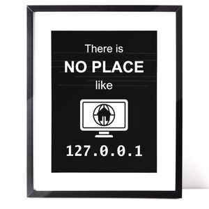 Nerdy IT Environment Poster - Funny Computer Wall Decor - Nerdy Office Art - Tech Support Decoration -  Computer Office Decor