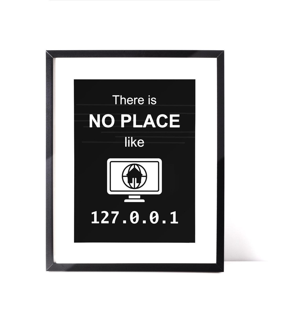 Nerdy IT Environment Poster - Funny Computer Wall Decor - Nerdy Office ...