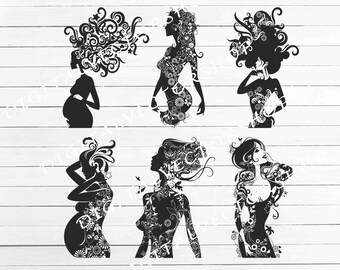 Download Pregnant Svg File With Photos Etsy