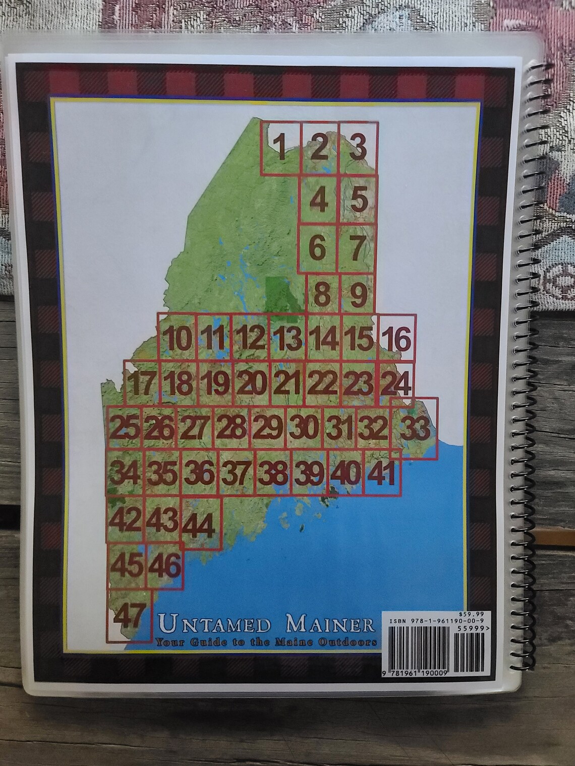 2023 Maine ATV Trail Map Atlas Etsy