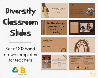 Colorful Rainbow Google Slides Template for Teachers | Etsy
