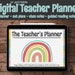 Colorful Rainbow Google Slides Template for Teachers - Etsy