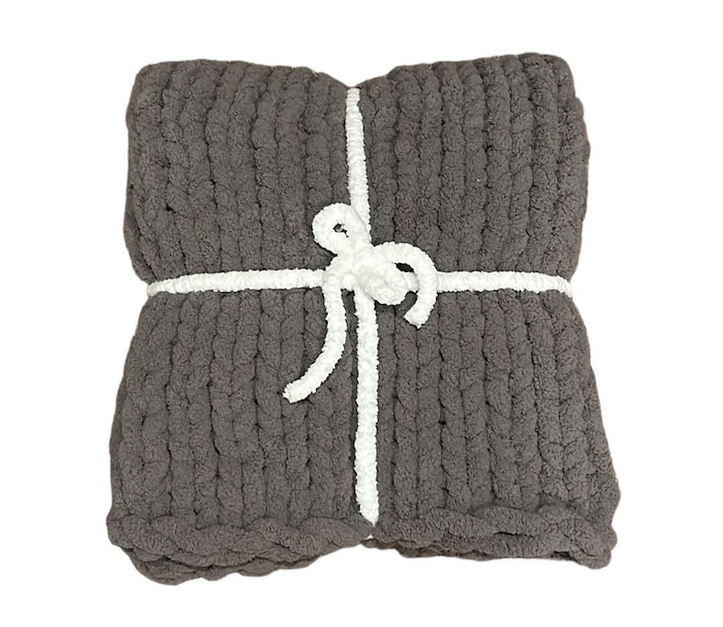 Handmade Chunky Knit Blanket Etsy